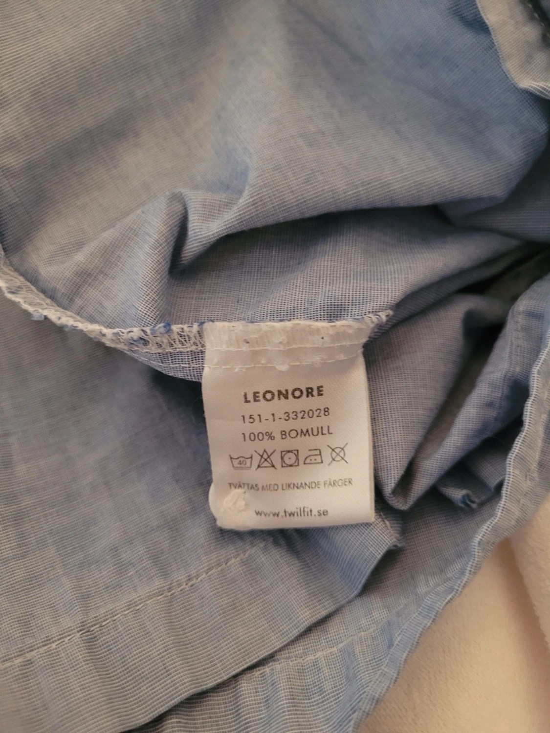 Blå långärmad pyjamaströja - 3