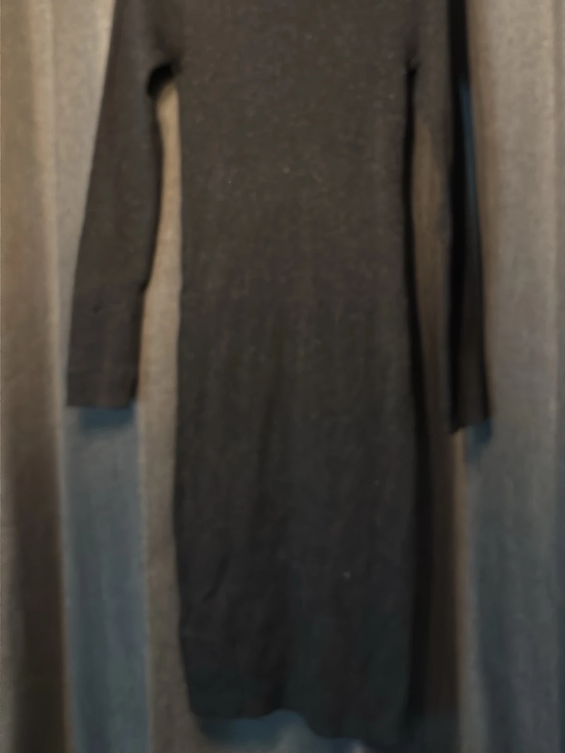 Svart glittrig långklänning - 2