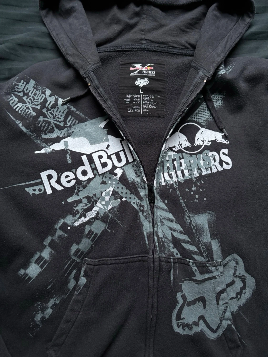 Red Bull X-Fighters hoodie svart - 1