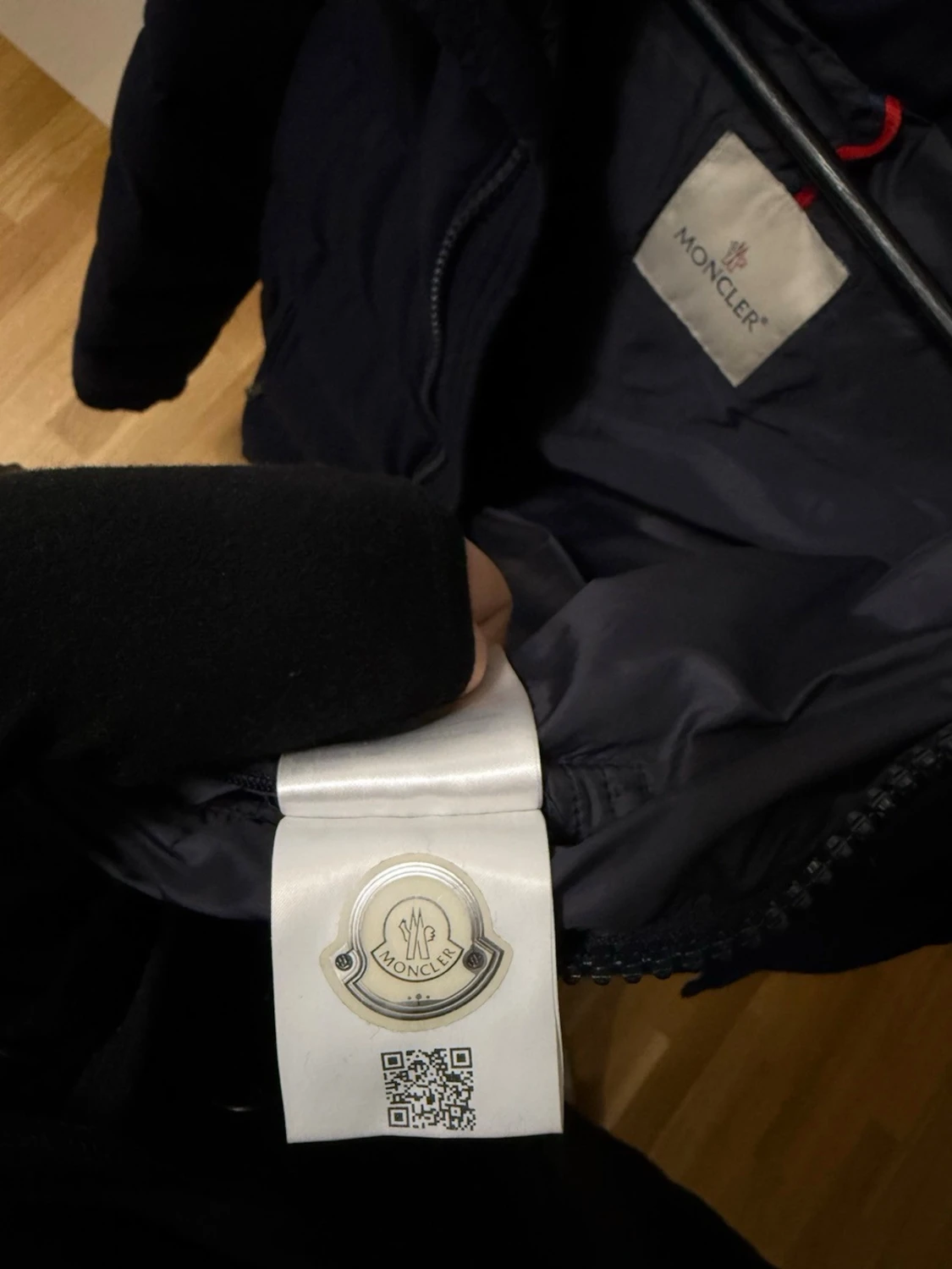 Moncler Montgenevre Flannel Down Jacket – Navy - 6