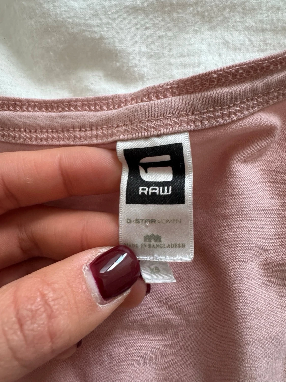 Ljusrosa långärmad topp  - 2