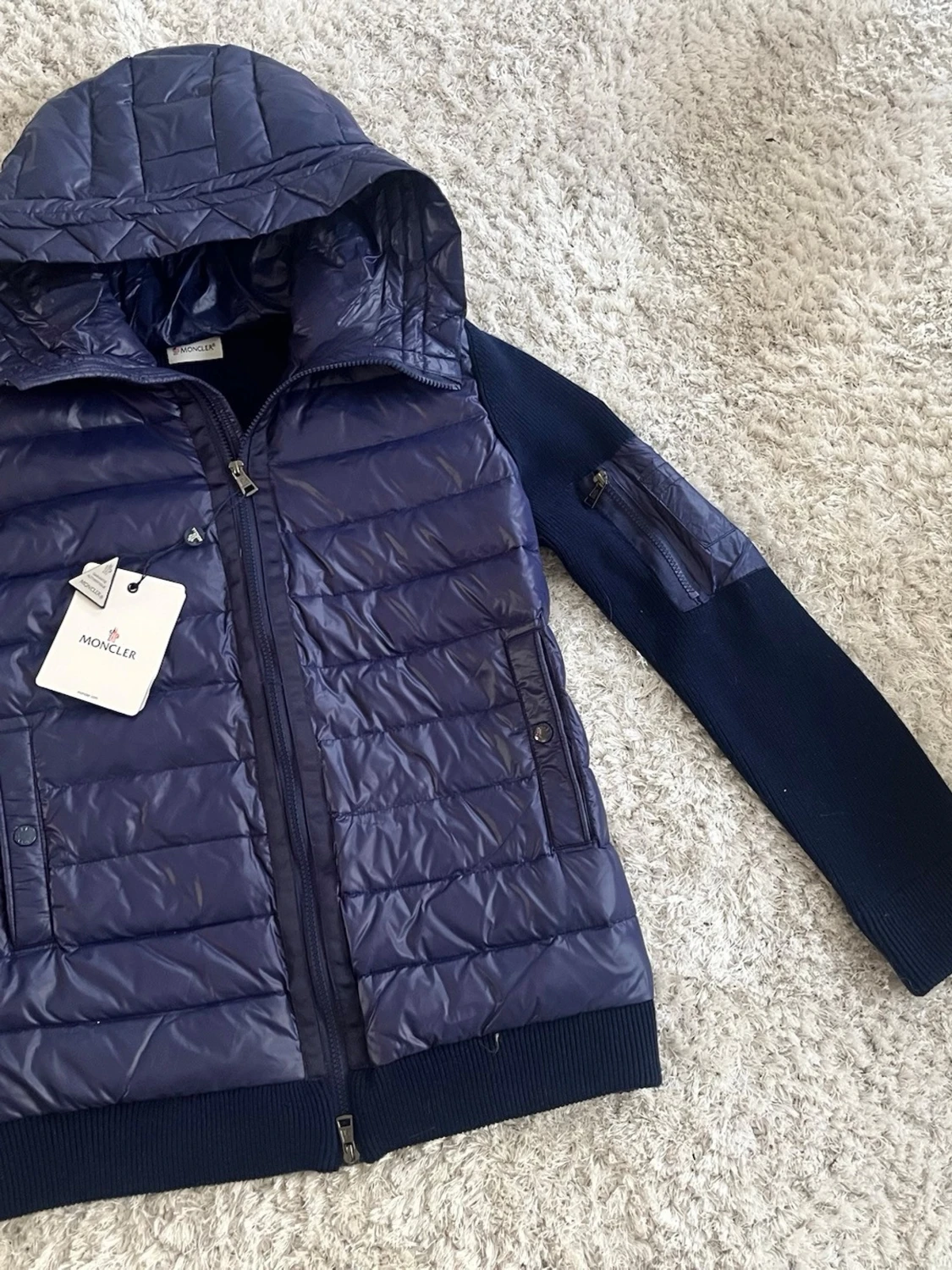 Mörkblå cardiganjacka från Moncler - 1