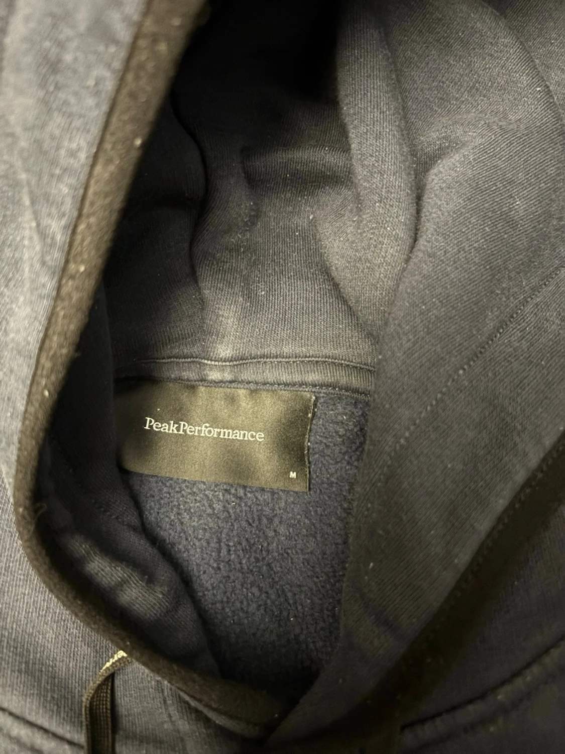 Mörkblå hoodie Peak Performance XS - 1