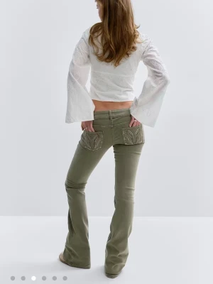 Gina jeans  - Gröna jeans från Gina slutsålda på hemsidan i storlek XS helt nya med prislappen på bara testade 