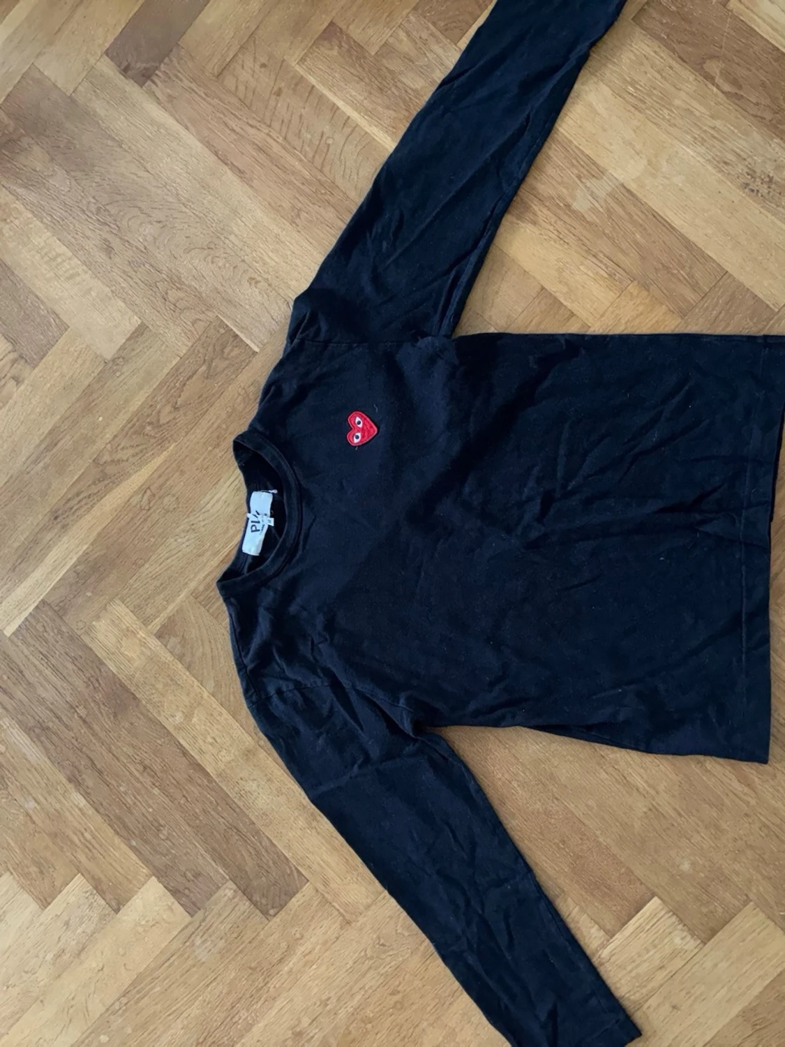 Svart långärmad tröja Comme des Garçons