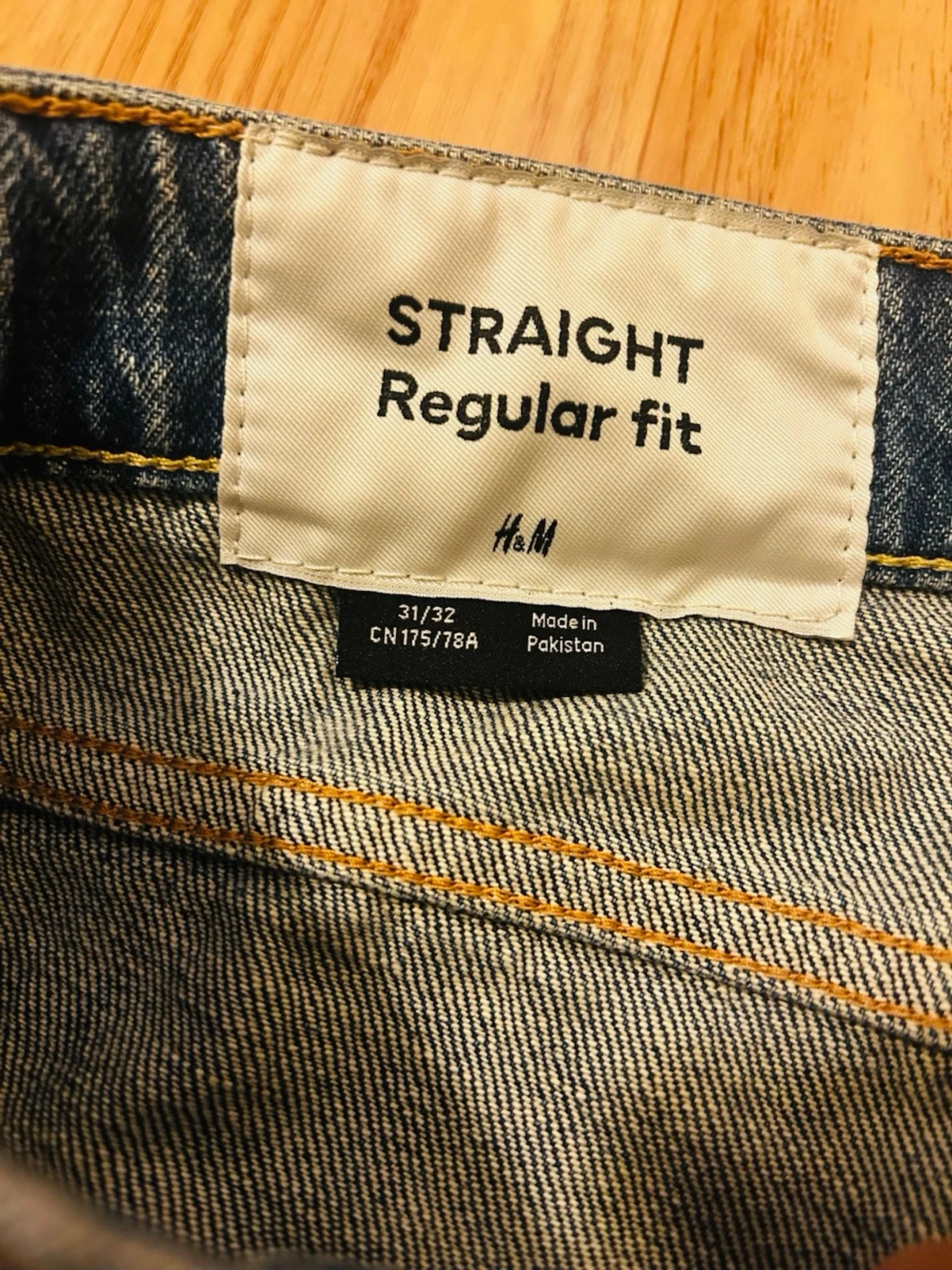 Blå raka jeans från Weekday - 2