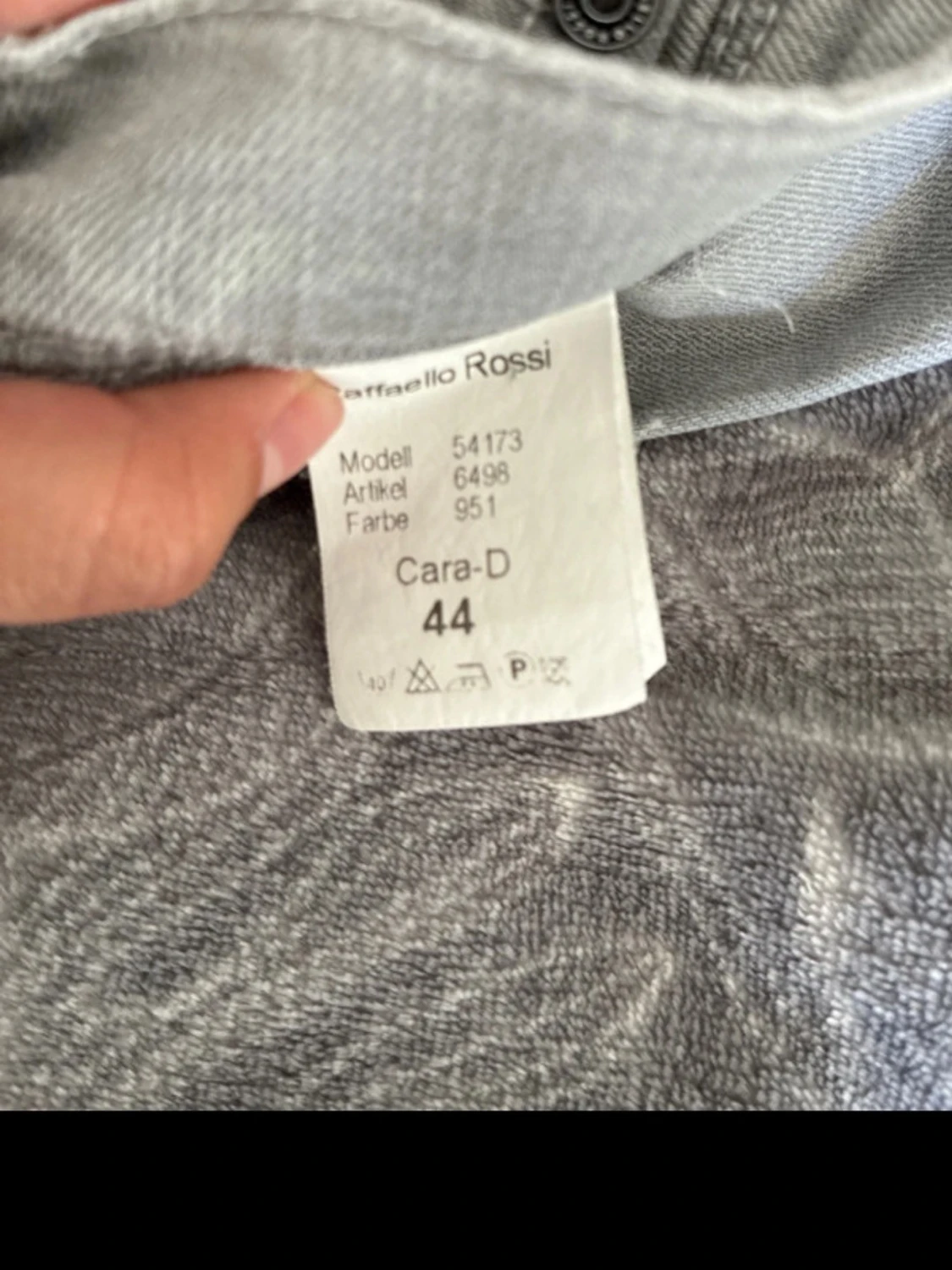 Ljusgrå jeans från Raffaello Rossi - 3