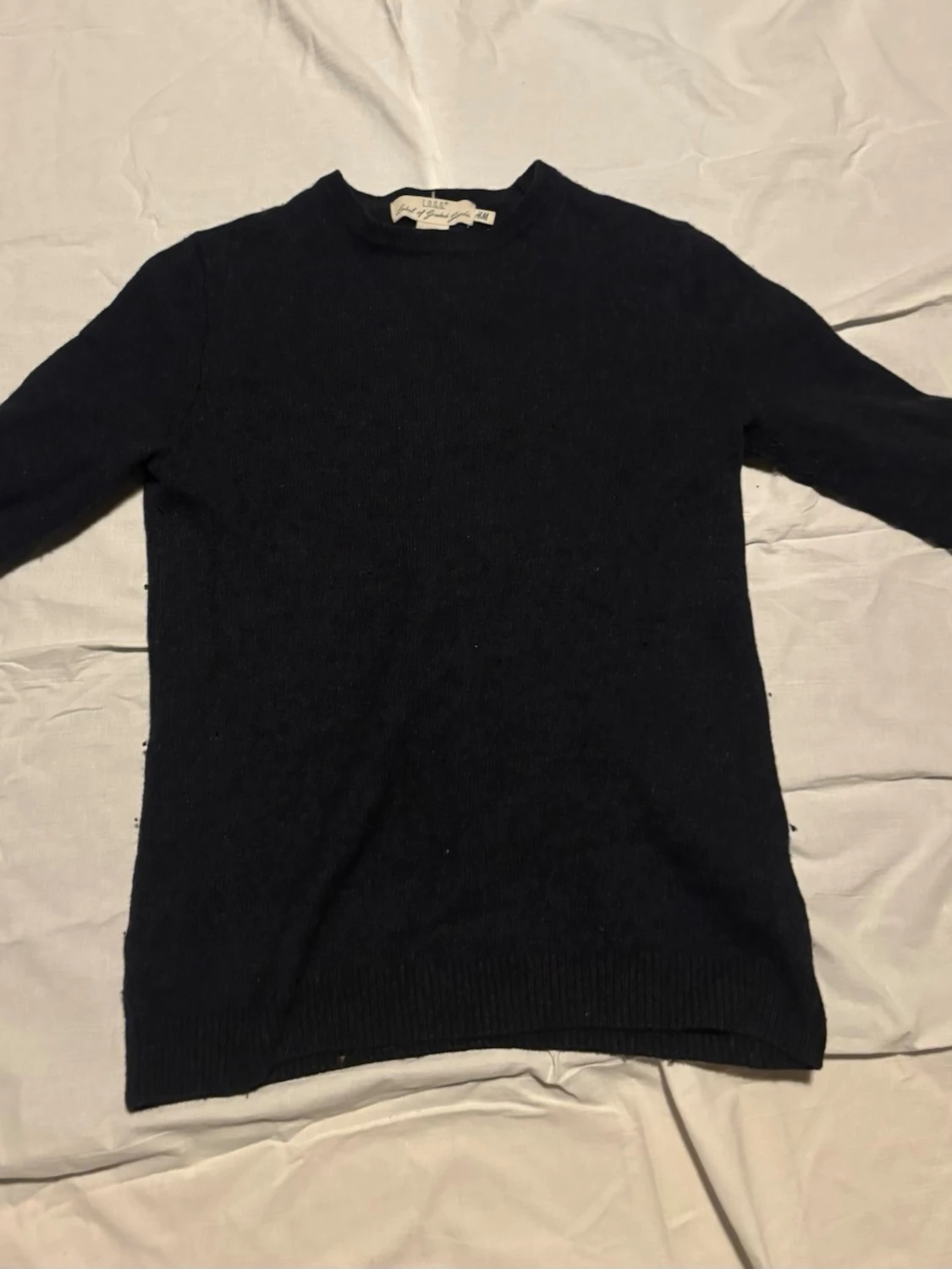 Svart stickad tröja från H&M L.O.G.G.