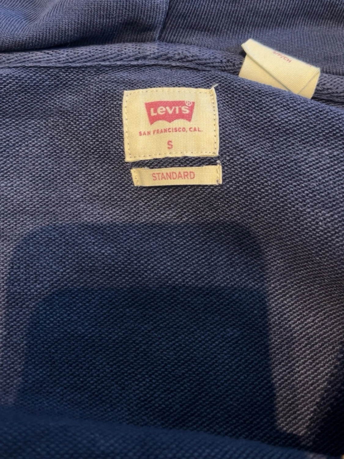Marinblå zip hoodie från Levi's - 2