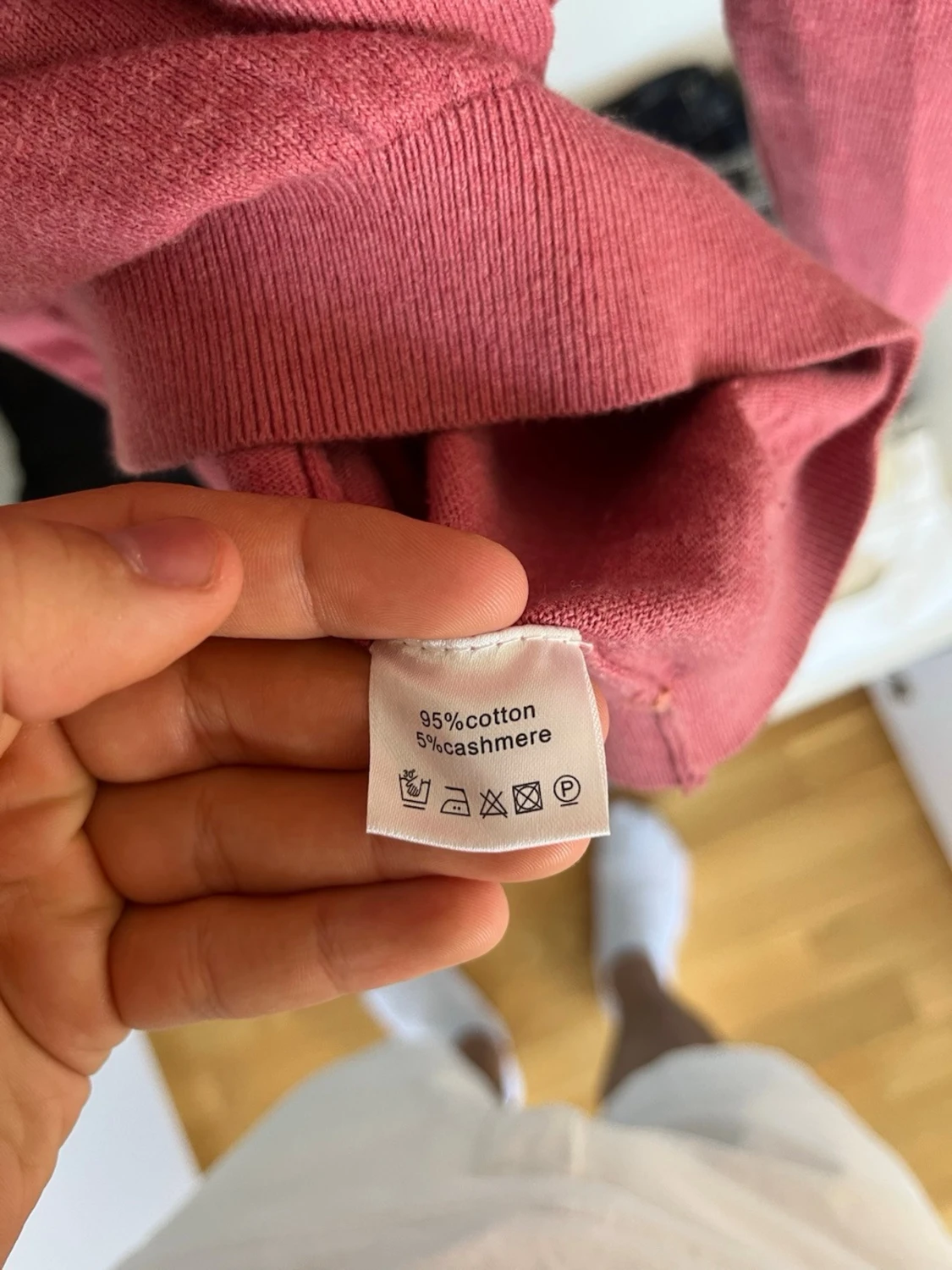 Rosa cashmereblandad tröja Hansen & Jacob - 3