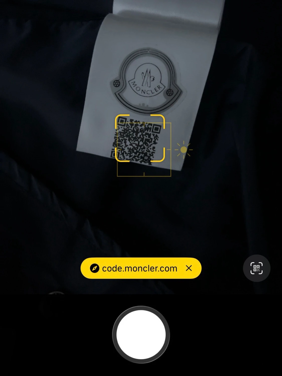 Mörkblå moncler vindjacka  - 3