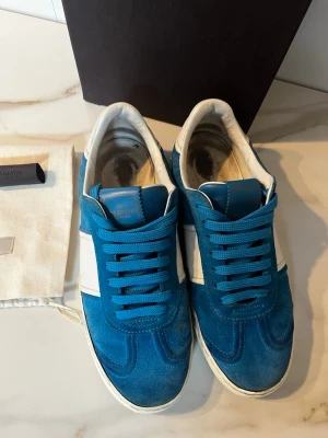 Valentino Flycrews - Säljer ett par riktigt feta Valentino Flycrews i blå. Skorna är i storlek 42 och passar året om men riktigt snygga till sommaren. 2 nitar saknas och mockan är lite smutsig som syns på bilderna. Men annars är de i otroligt fint skick! Dustbag och box medföljer. Skriv vid funderingar eller frågor🙌✅