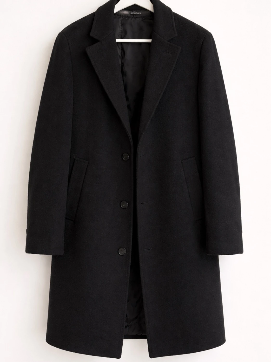 Navy blue klassisk kappa från Zara