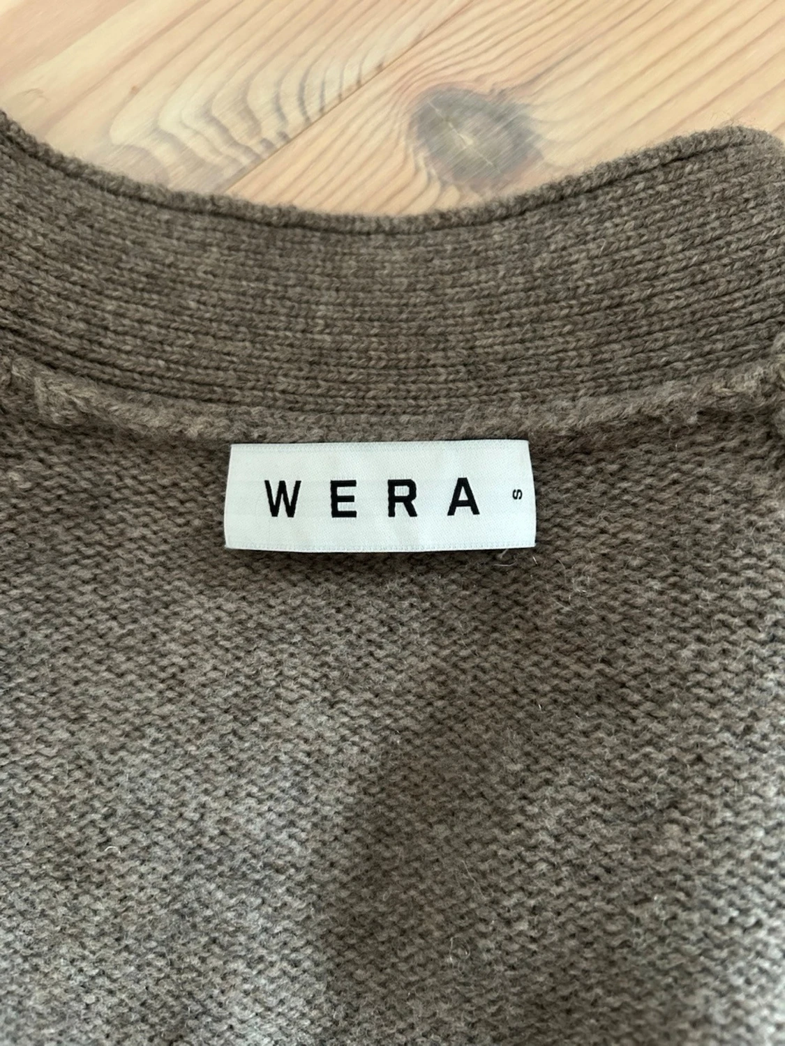 Brun kofta från WERA med fickor - 2