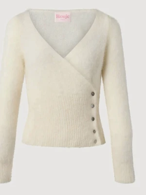 Nyskick Vit GinaTricot Stickad Kofta m Knappar - Vit stickad kofta med knappar, från Gina Tricot. Aldrig använt den, den är helt i nyskick. Nypris 460kr. Storlek: XS🤍🤍 Bara att skriva om det är något☺️☀️
