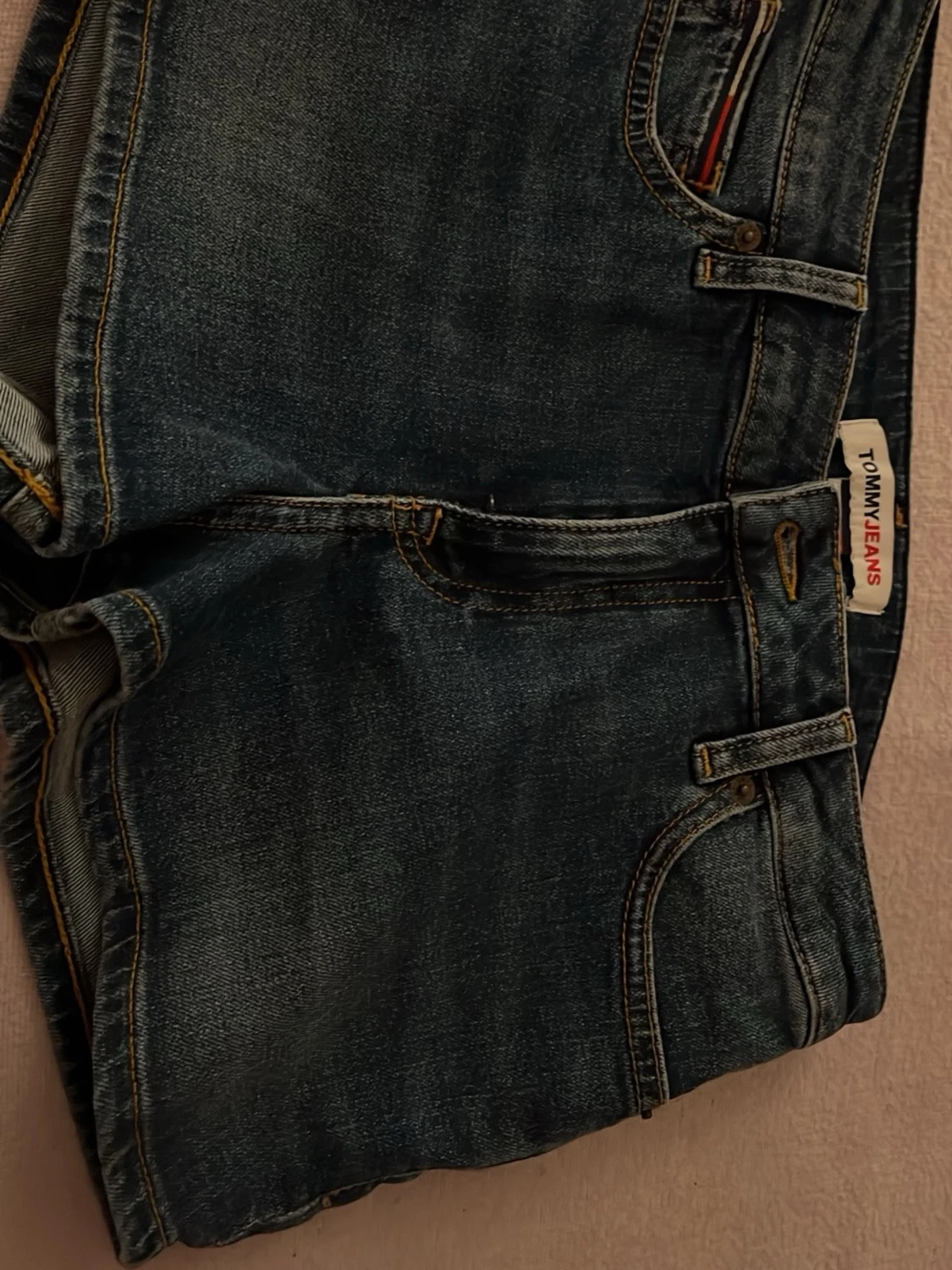 Blå jeansshorts från Tommy Jeans