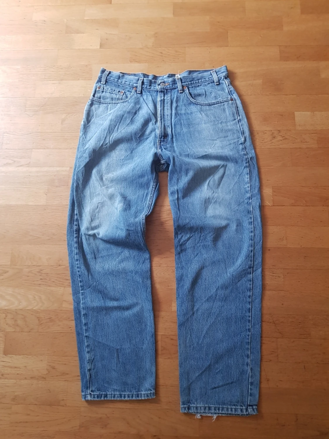 Levi's 550 blå raka jeans - 5