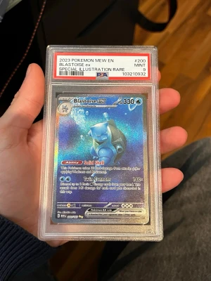 Blastoise ex SIR psa 9 - Säljer ett Blastoise ex Special Illustration Rare kort i psa 9. 