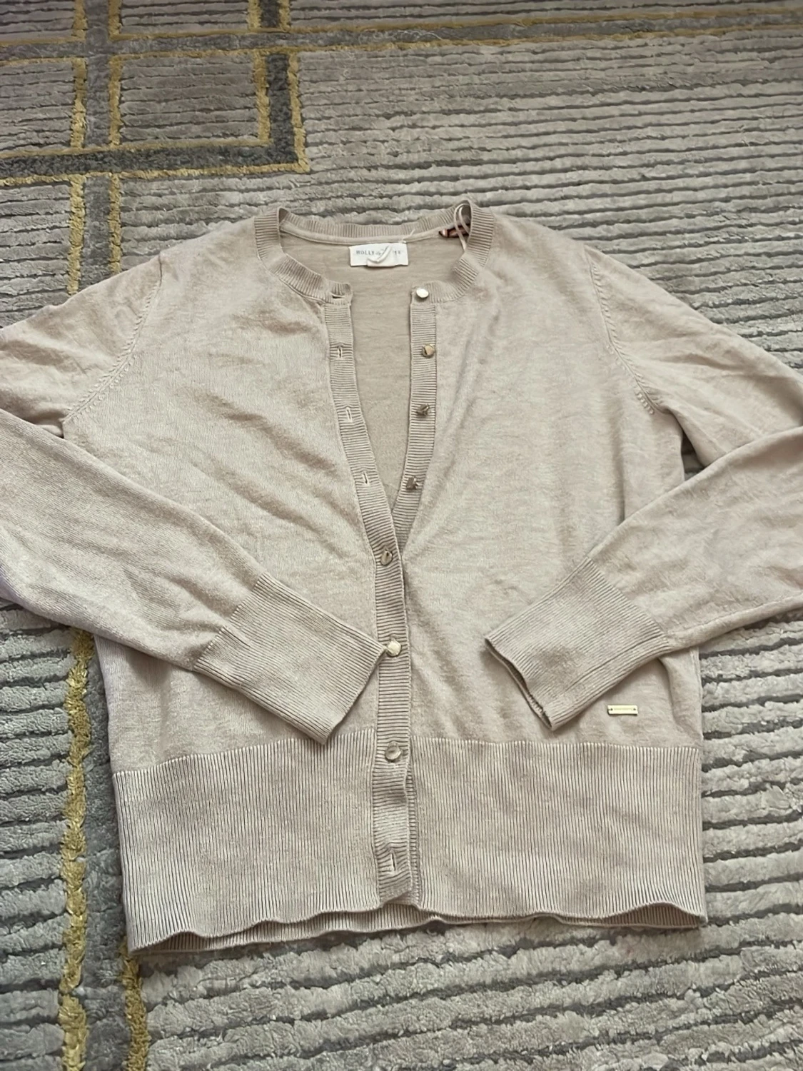 Beige kofta från Holly & Whyte by Lindex 