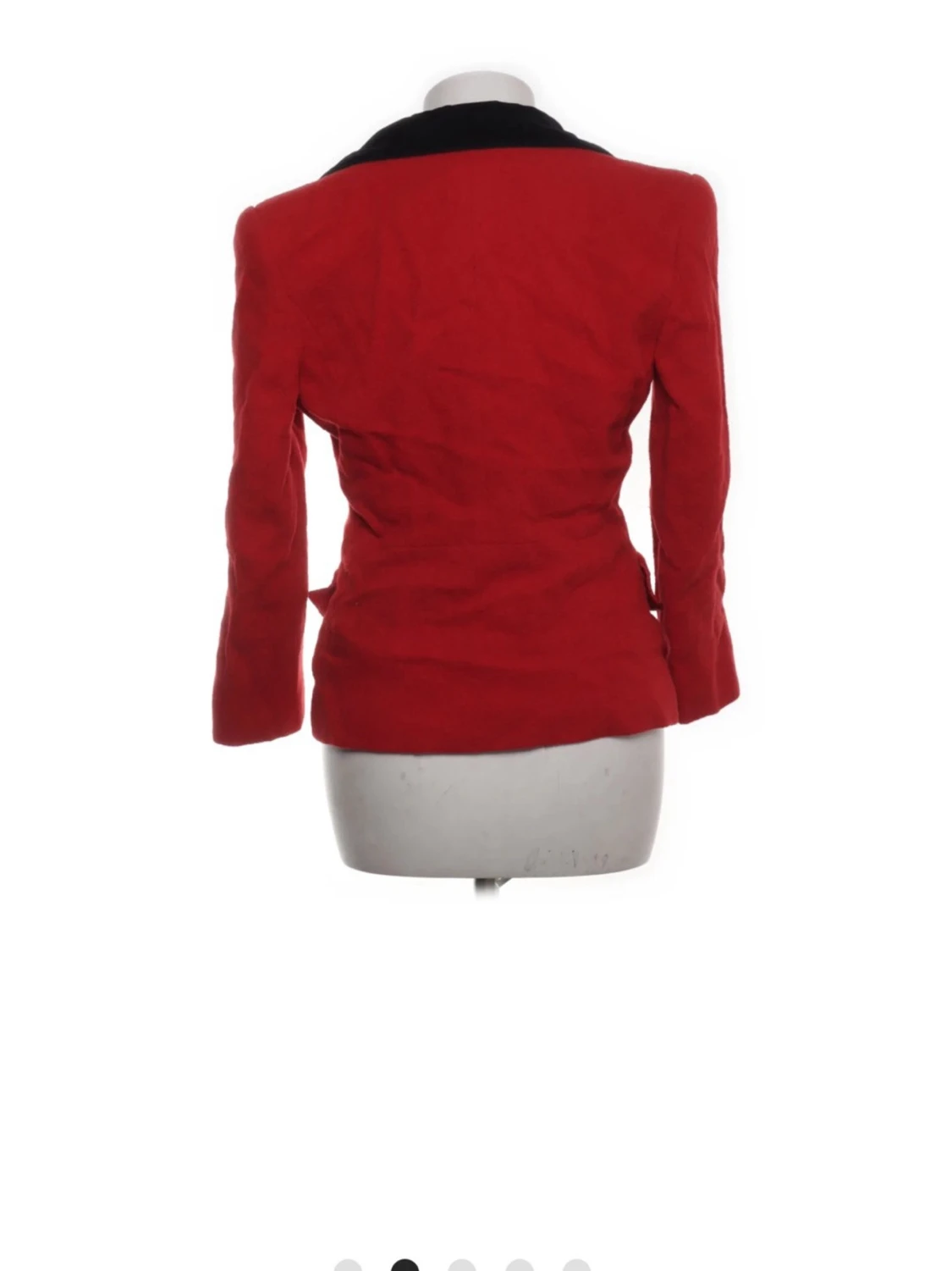 Röd kavaj med svarta slag - 1