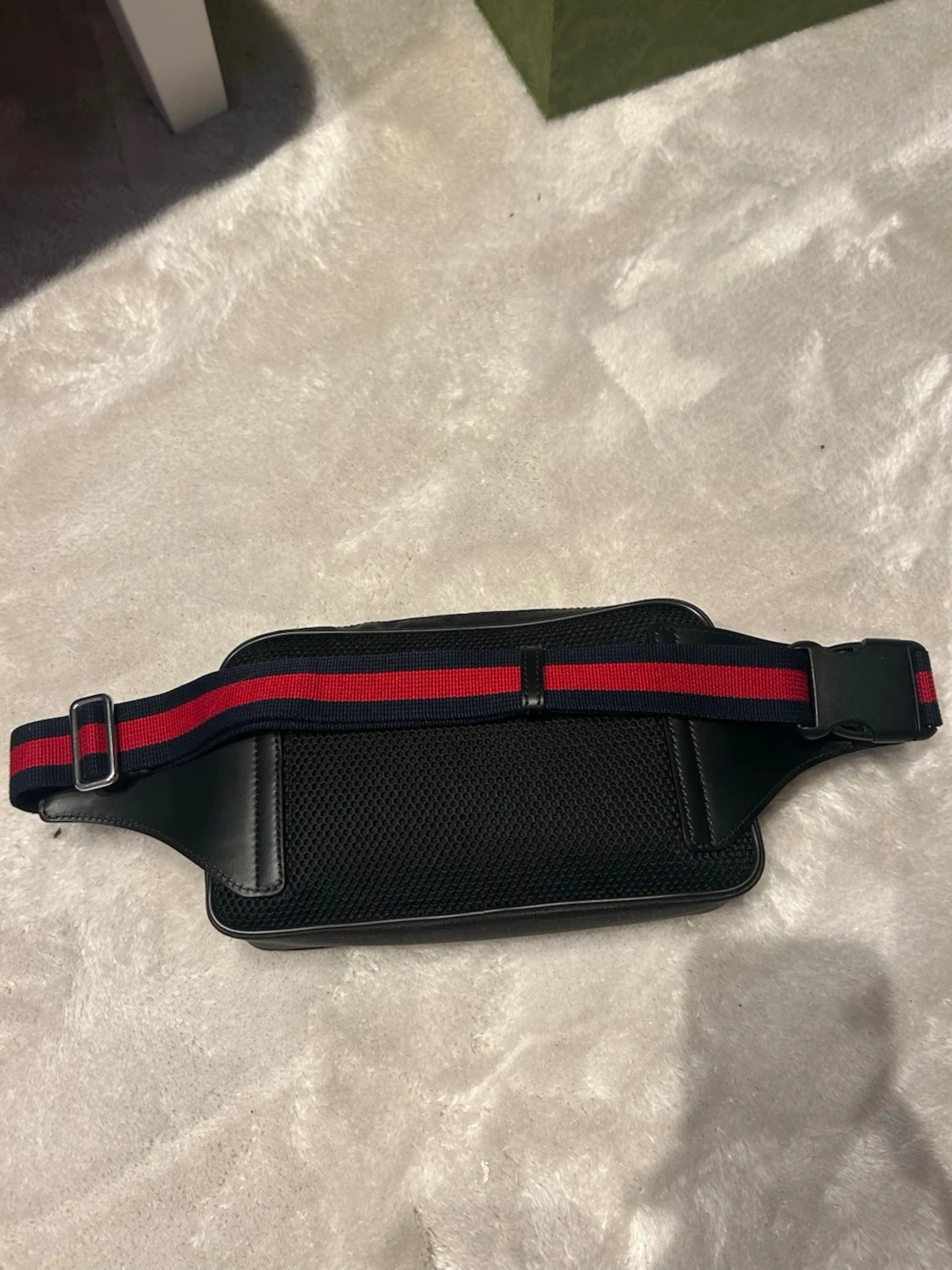 Gucci väska svart supreme midja - 4