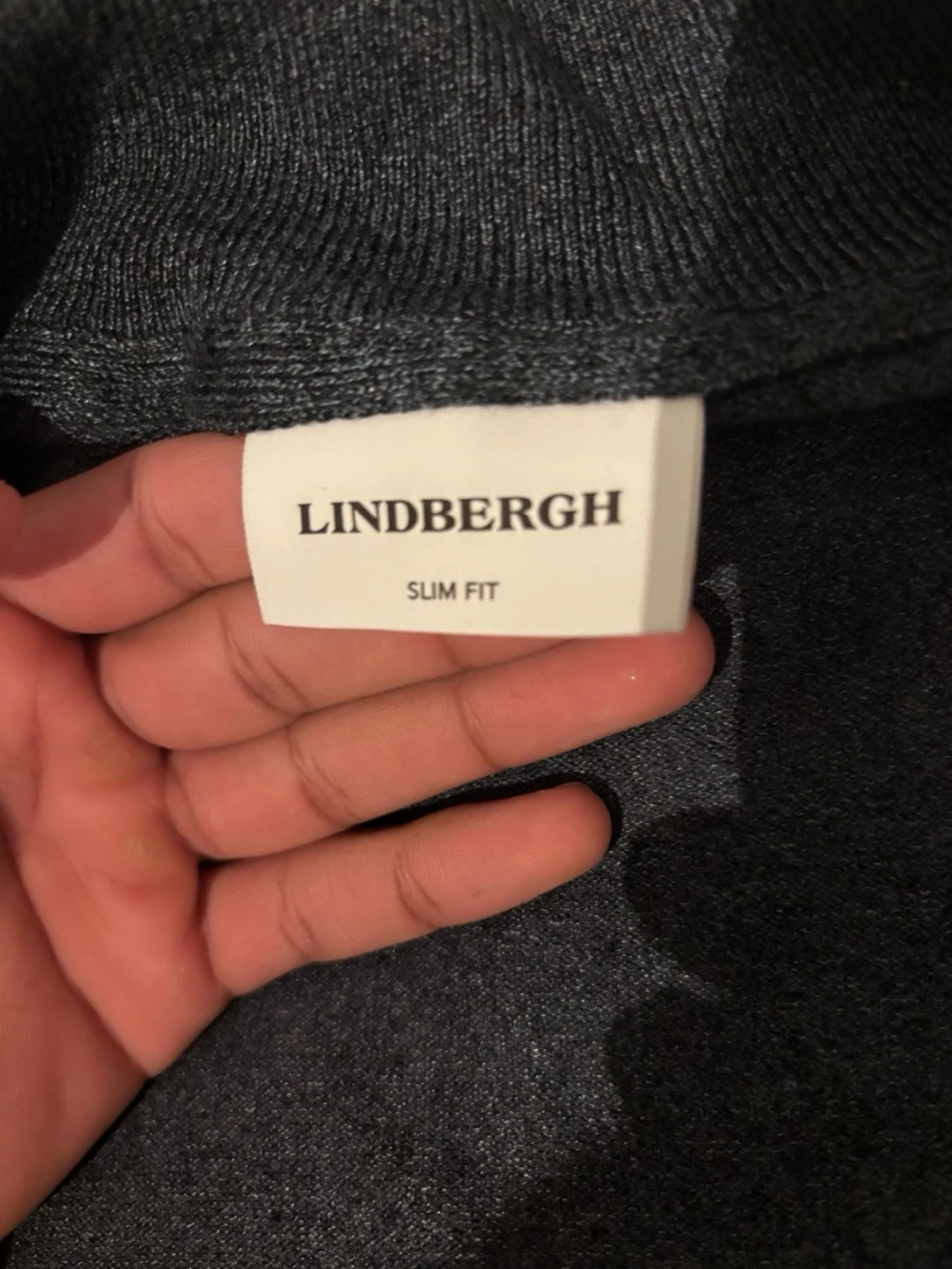 Ny Mörkblå ziptröja från Lindeberg M - 2