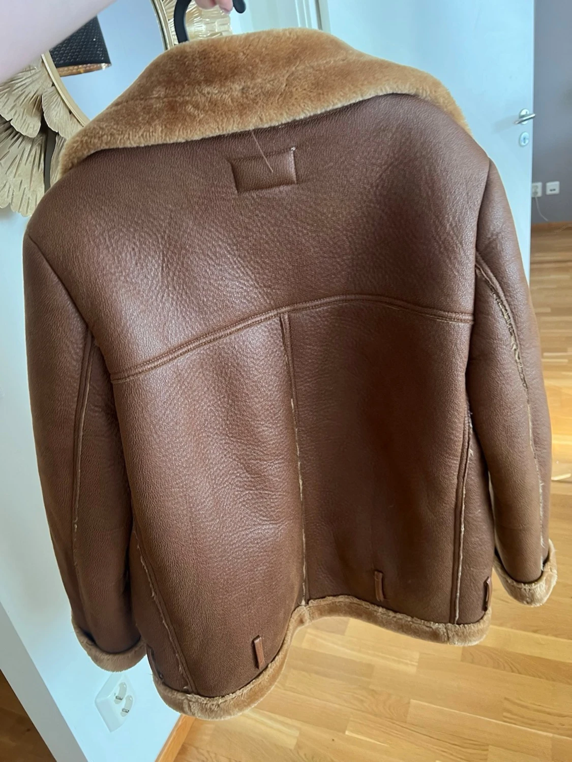 Brun teddyfoder kappa från NA-KD - 1