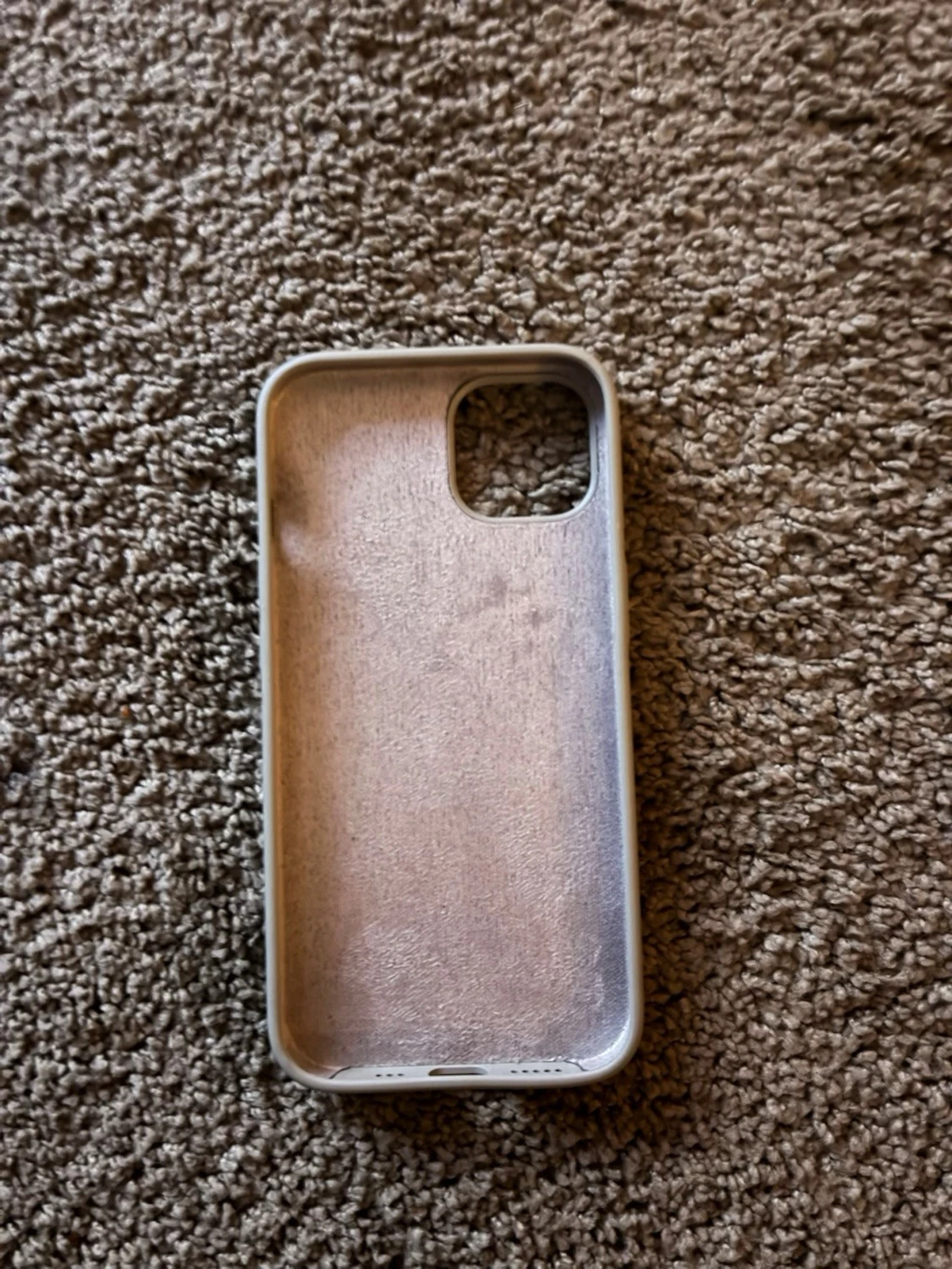 Grå silikonskal till iPhone - 1