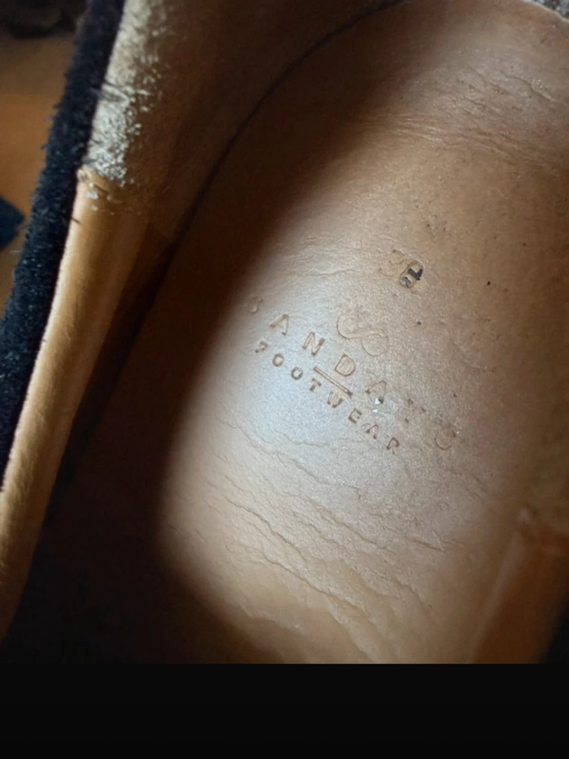 Svarta slip-on sneakers i mocka/läder - 2