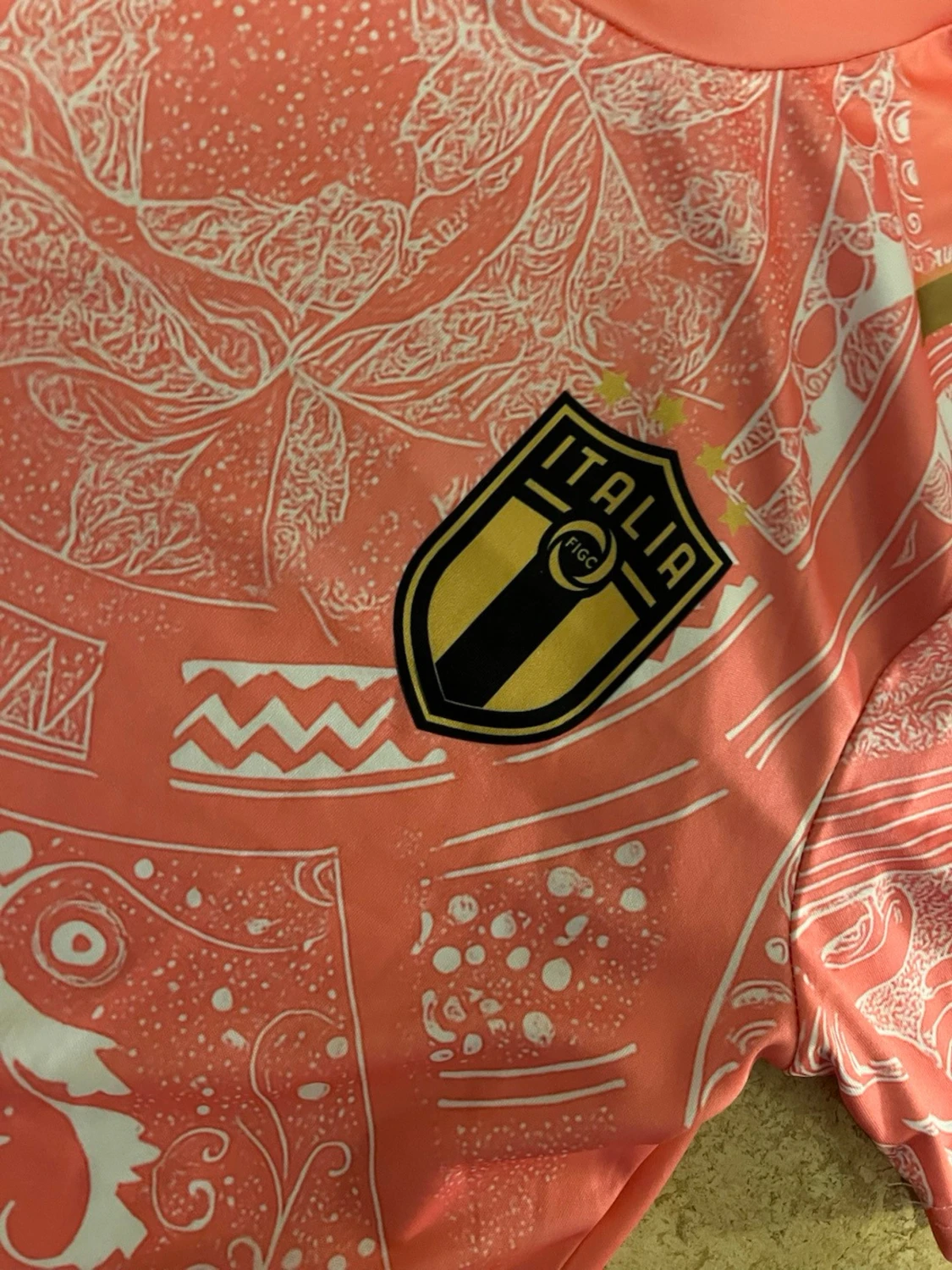Rosa fotbollströja Italia FC - 1