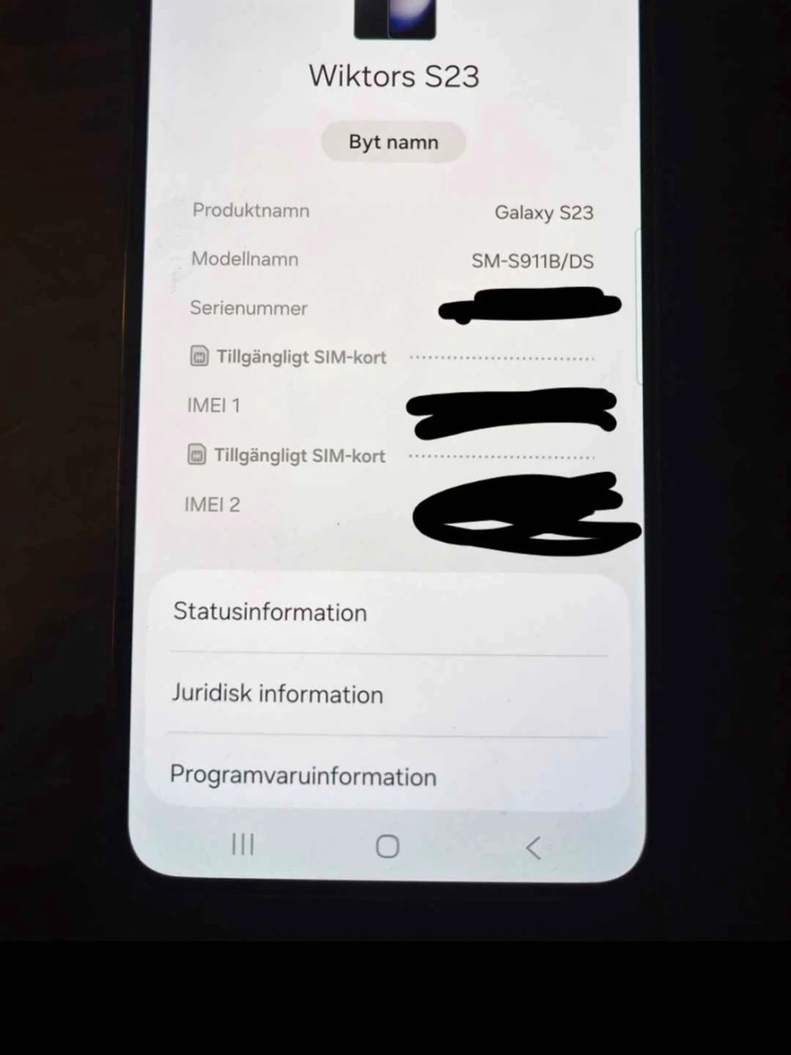 Samsung Galaxy S23 Black 128GB Phantom Black - 2