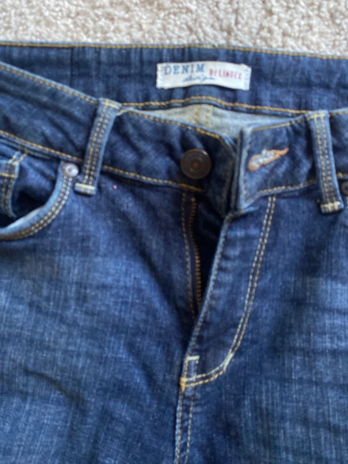 Mörkblå jeans från Denim Deluxe - 1