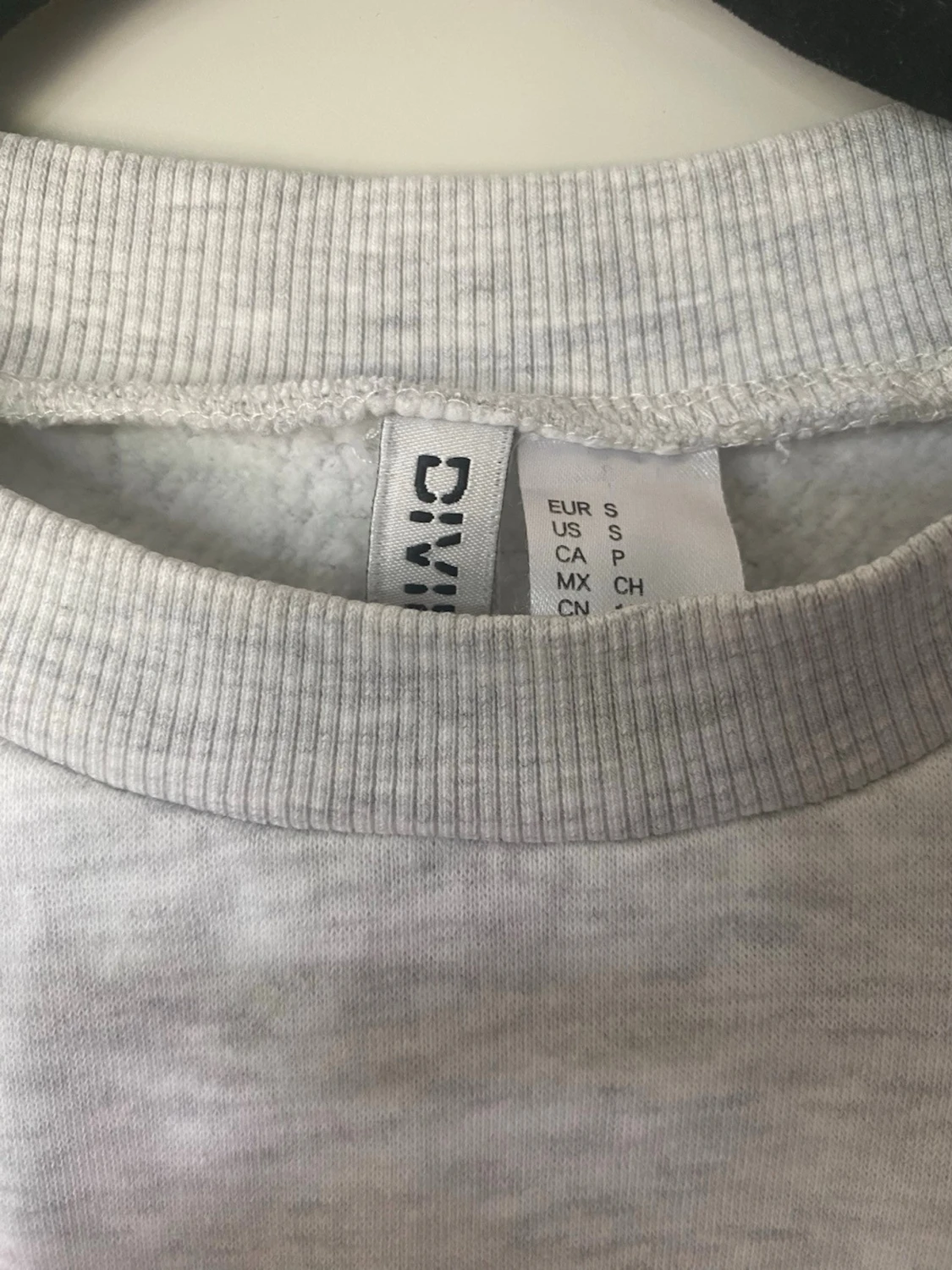 Oversized grå sweatshirt - 1