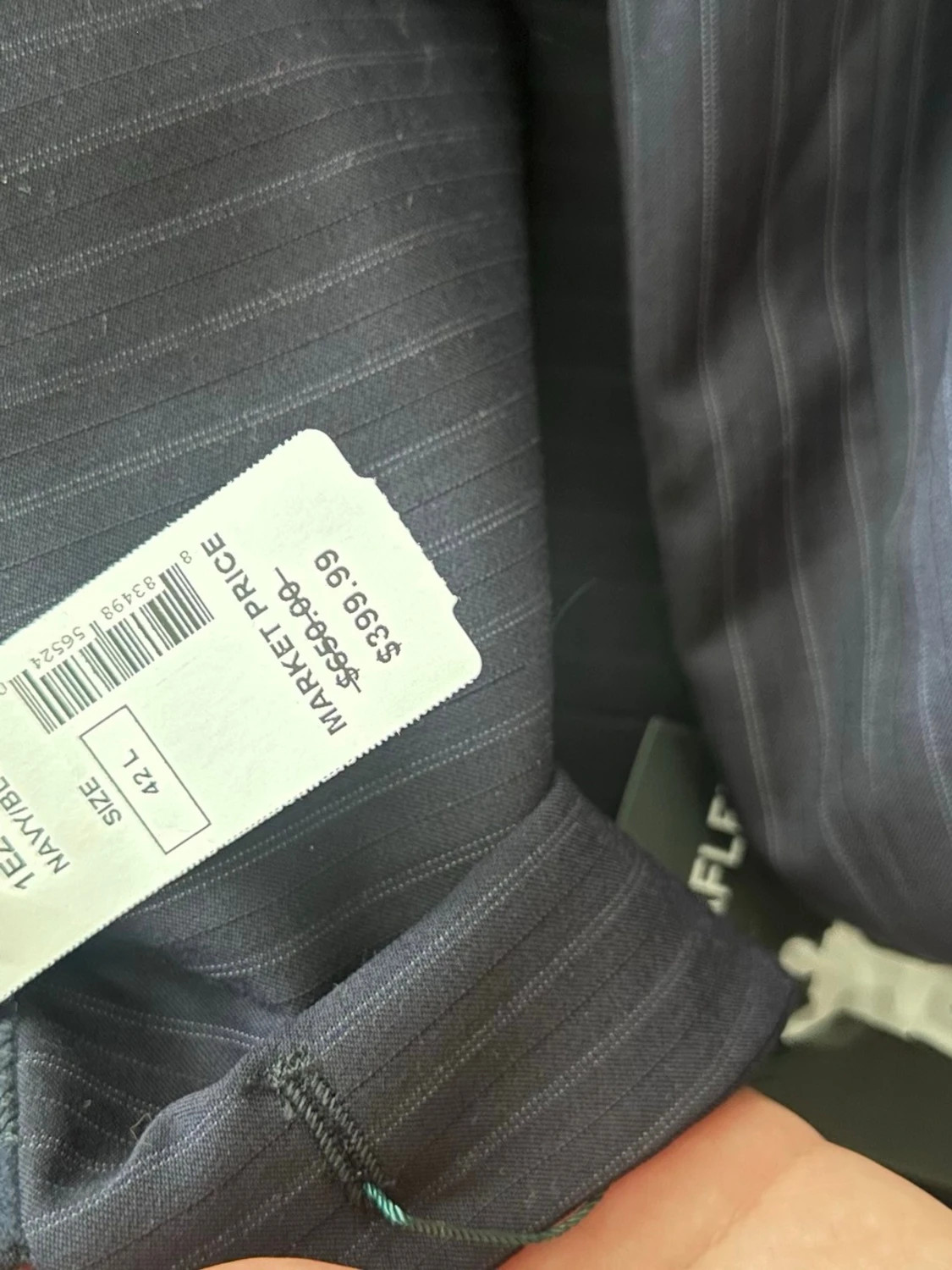 Mörkblå randig kavaj Lauren Ralph Lauren - 3