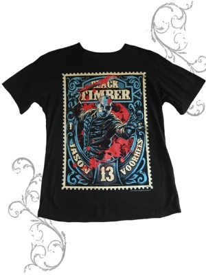 Jason Voorhees t-shirt Black Timber - ☆ Jason Voorhees t-shirt, oanvänd! ☆