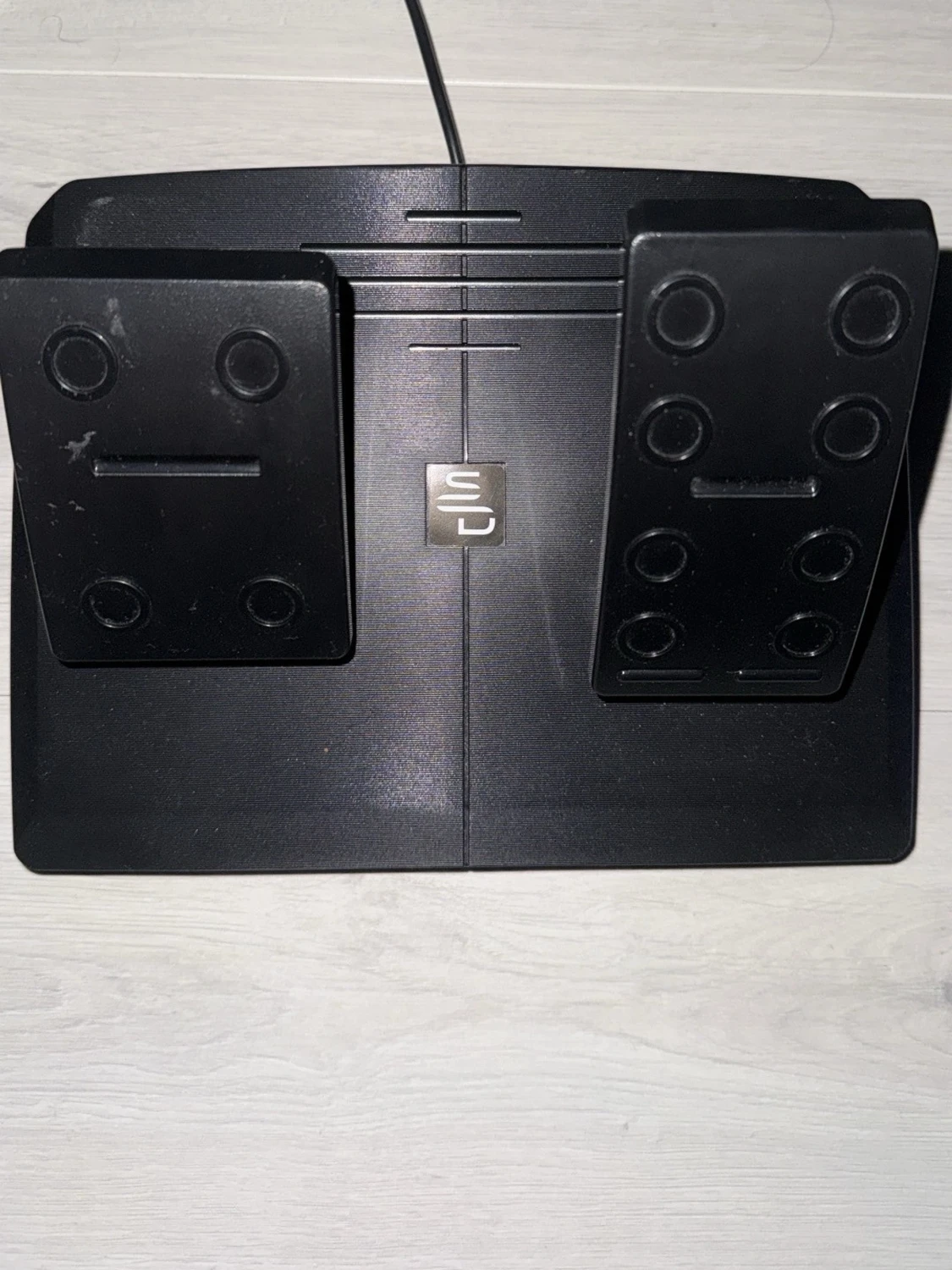 Svart ratt och pedaler SuperDrive med box - 1