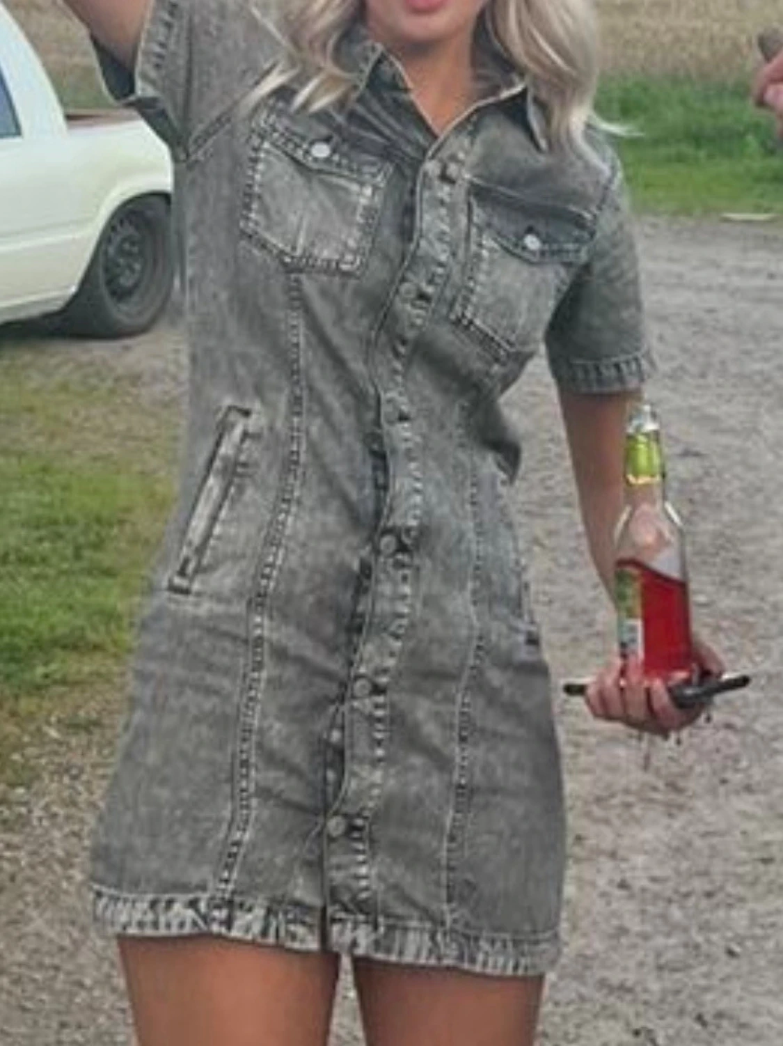 Jeansklänning 