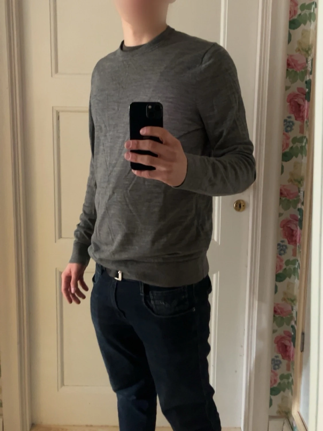 Grå merinoulltröja från Icebreaker