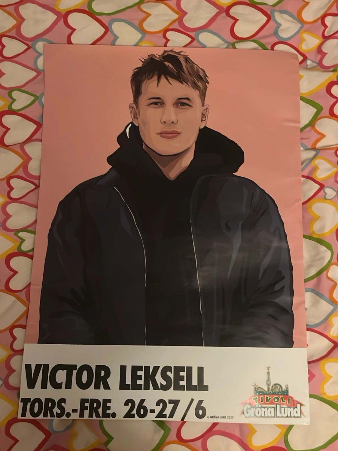 Poster Victor Leksell Gröna Lund - 1