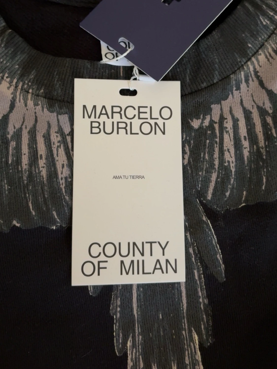 Svart sweatshirt från Marcelo Burlon - 4