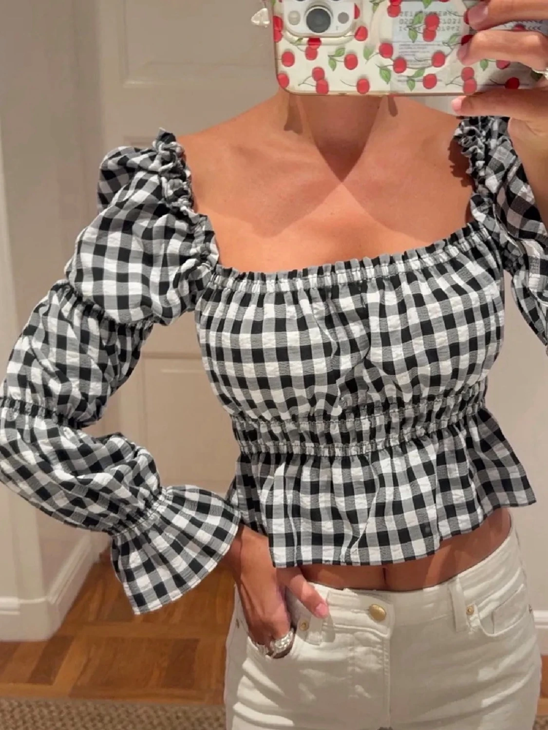 Rutig blus