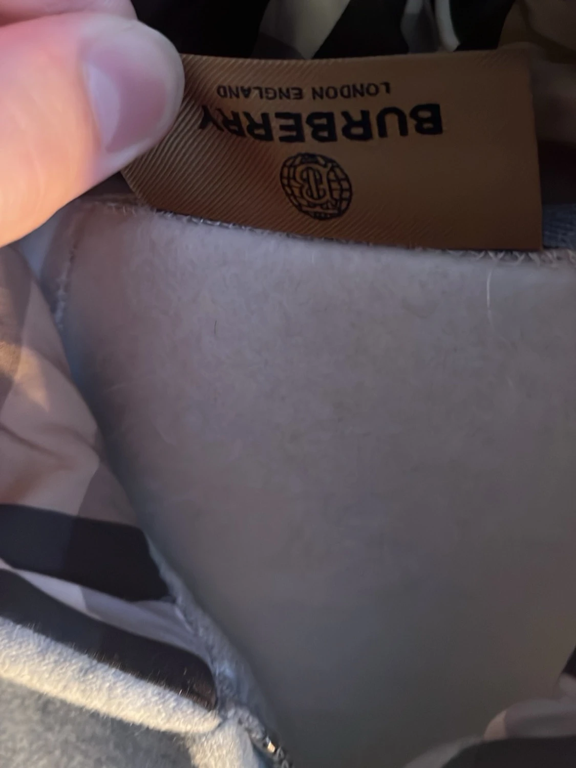 Grå zip-hoodie från Burberry - 3