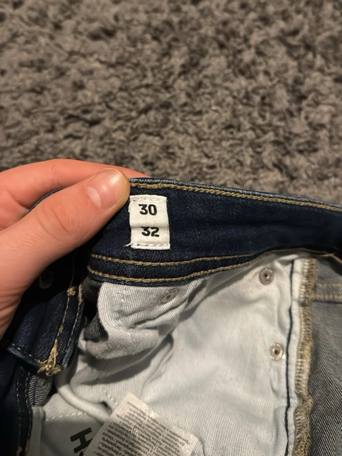 Mörkblå slim Glenn jeans från Jack and Jones - 3