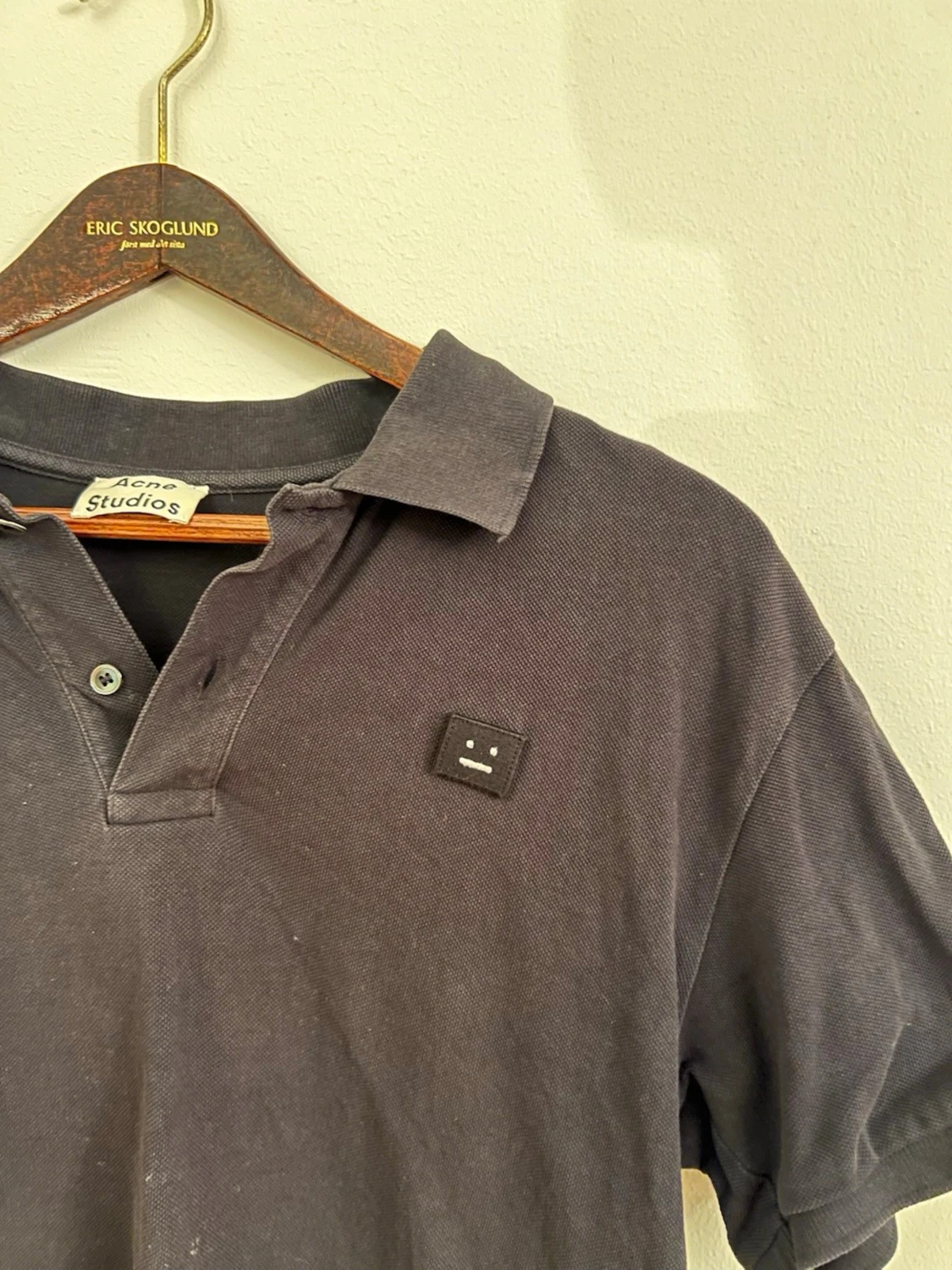 Svart pikétröja från Acne Studios - 1