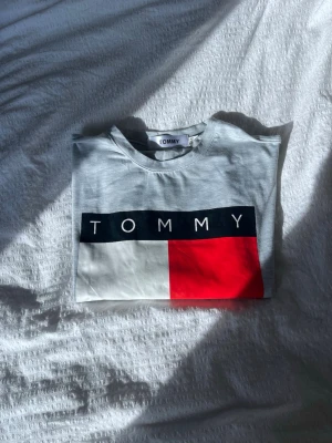 Grå T-shirt från Tommy Hilfiger - Snygg grå T-shirt från Tommy Hilfiger.
