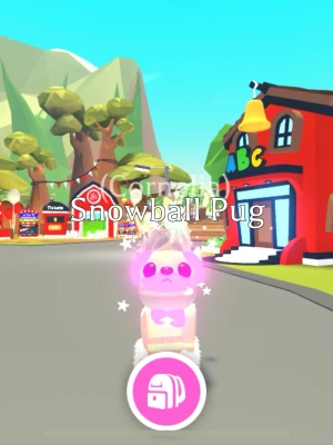 Mega neon snowball pug  - Har 3 stycken mega neon snowball pugs 50 kr styck! 