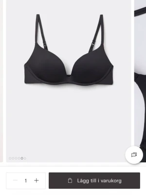 Svart push-up Intimissimi bh i 70B - Stilren svart push-up bh från Intimissimi i 70B