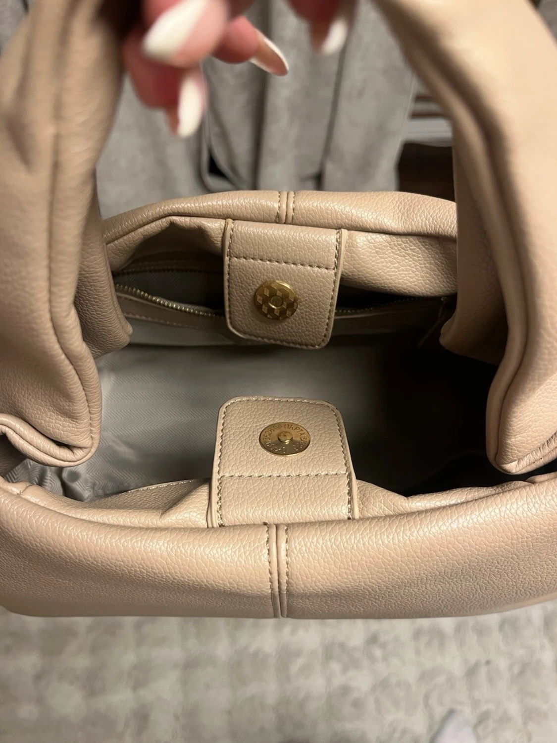 Beige handväska  - 2