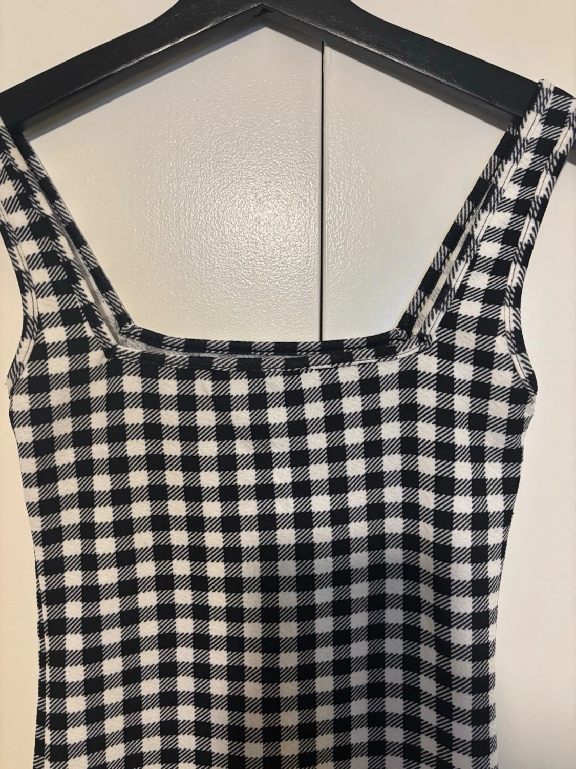 Svartvit rutig  klänning - 2