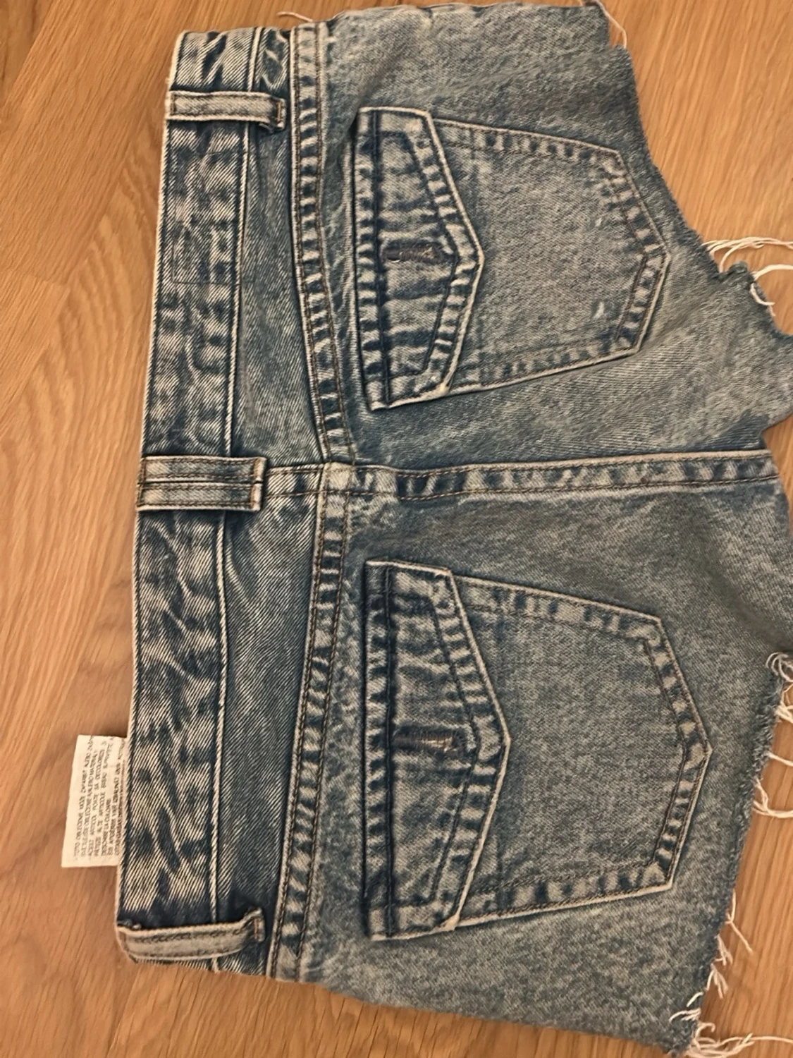 Blå denimshorts från Pull&Bear - 2